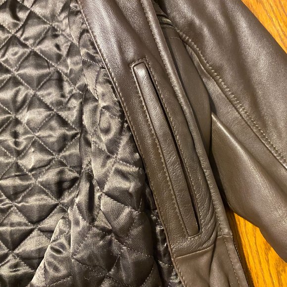 Andrew Marc Austen Lamb Leather Ground Motorcross - Picture 9 of 14